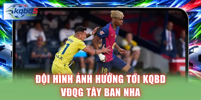 Đội hình ảnh hưởng tới KQBD VĐQG Tây Ban Nha