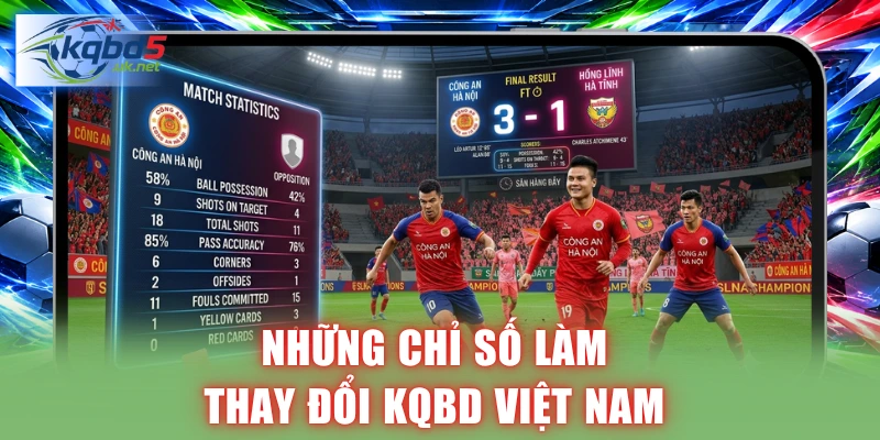 Những chỉ số làm thay đổi KQBD Việt Nam